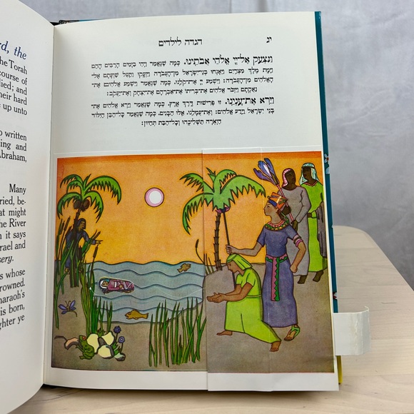 The Children' Haggadah Book 1987 Silberman Hebrew and‎ English Hardcover - Picture 4 of 9